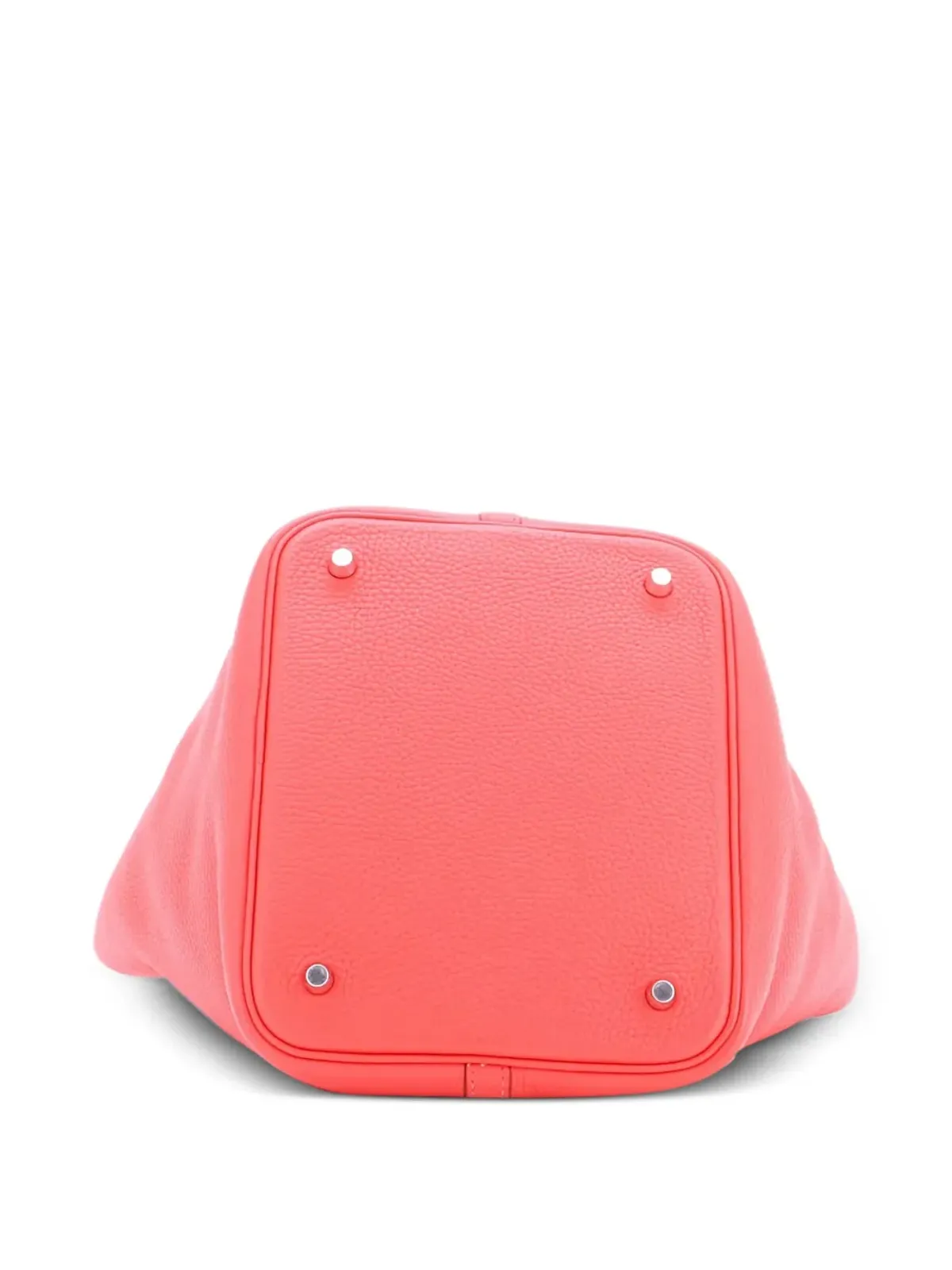 Hermès ビンテージ ピコタン ロック バッグ Clemence MM バケットバッグ - レッド - 画像3