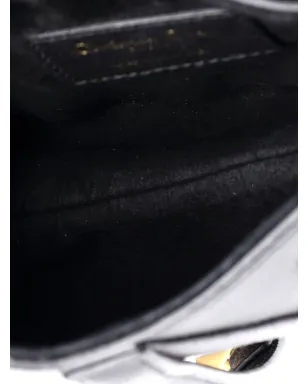 Christian Dior ビンテージ サドルハンドバッグ レザー ミニショルダーバッグ - ブラック - サムネイル5