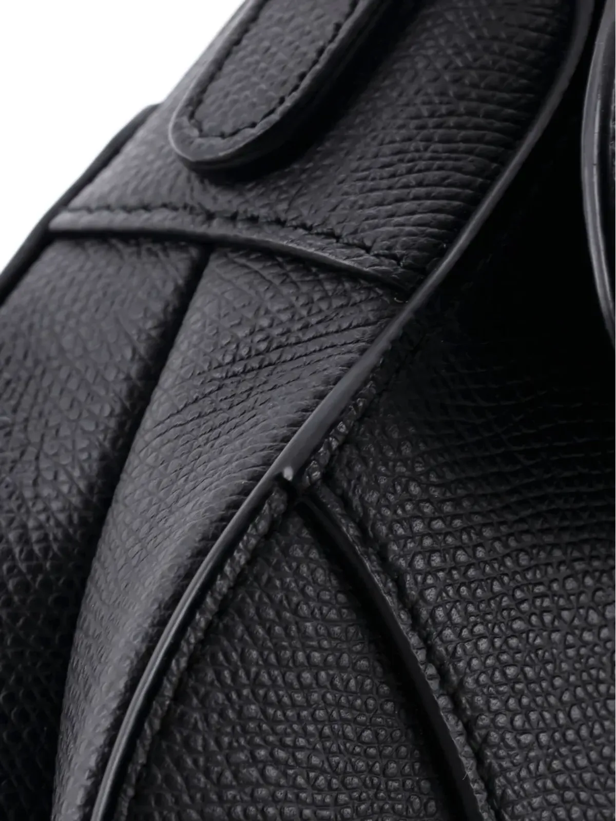 Christian Dior ビンテージ サドルハンドバッグ レザー ミニショルダーバッグ - ブラック - 画像4