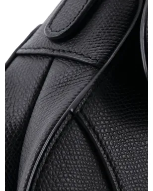 Christian Dior ビンテージ サドルハンドバッグ レザー ミニショルダーバッグ - ブラック - サムネイル4