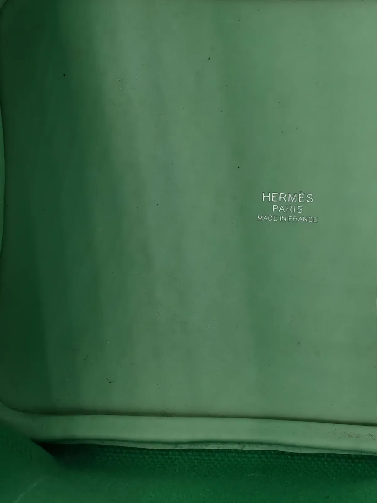 Hermès ビンテージ カーゴ ピコタン ロック バッグ キャンバス地とスイフトPM バケットバッグ - グリーン - 画像5