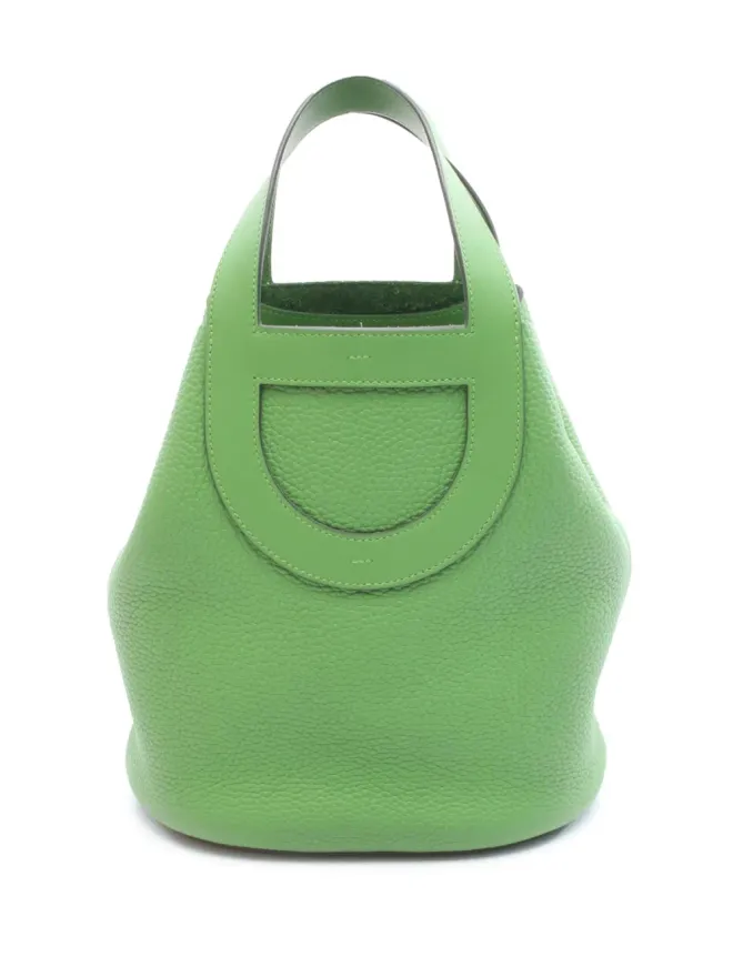 Hermès Pre-Owned Hermès ビンテージ 2023 Clemence and Swift In the Loop 23 ハンドバッグ - グリーンの商品画像