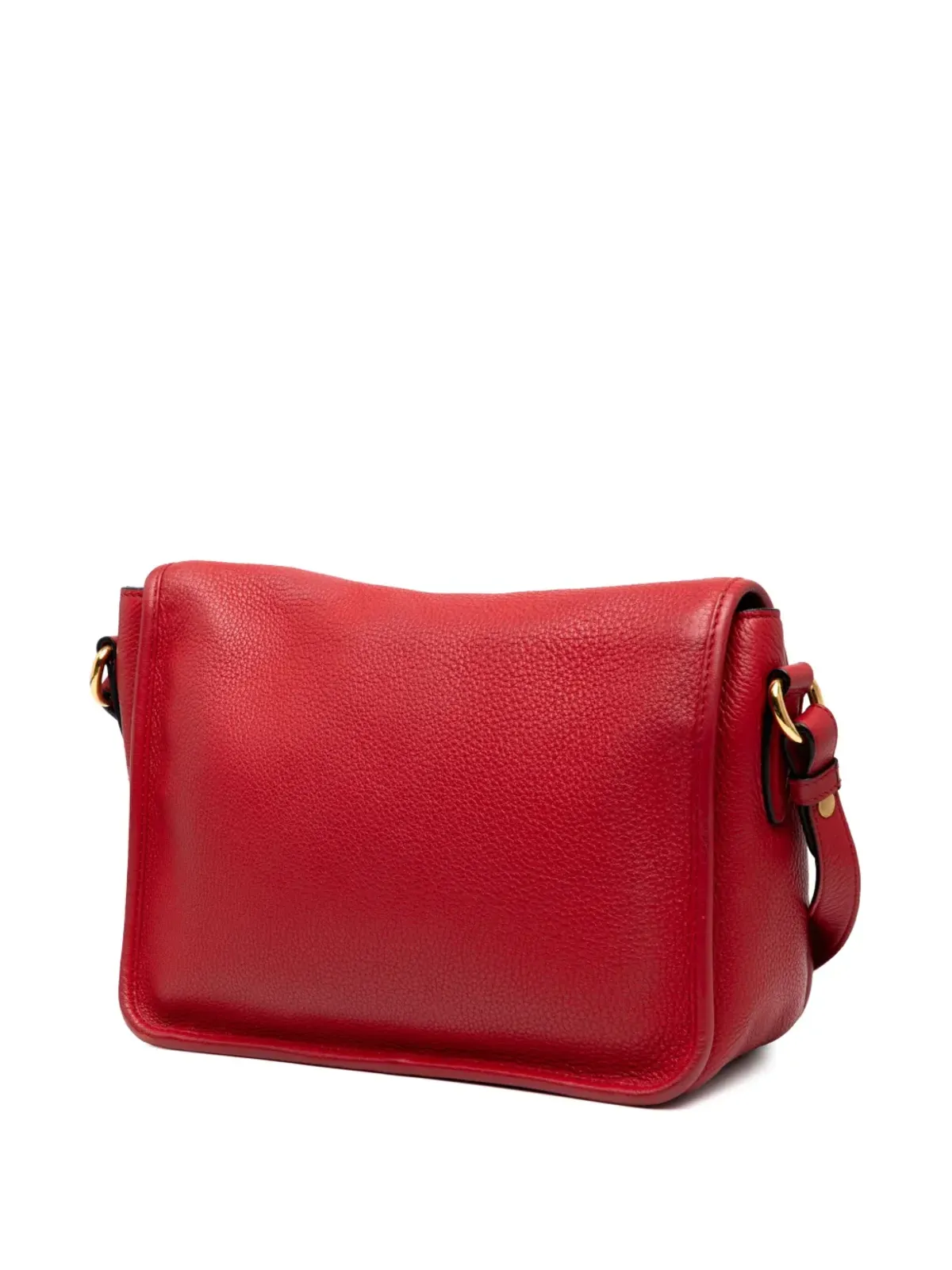 Prada ビンテージ Vitello Phenix フラップ付きクロスボディバッグ - 画像3
