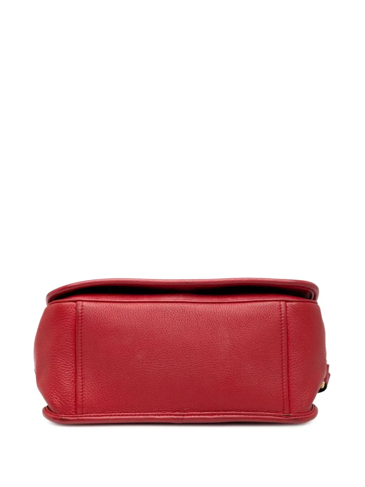 Prada ビンテージ Vitello Phenix フラップ付きクロスボディバッグ - 画像4