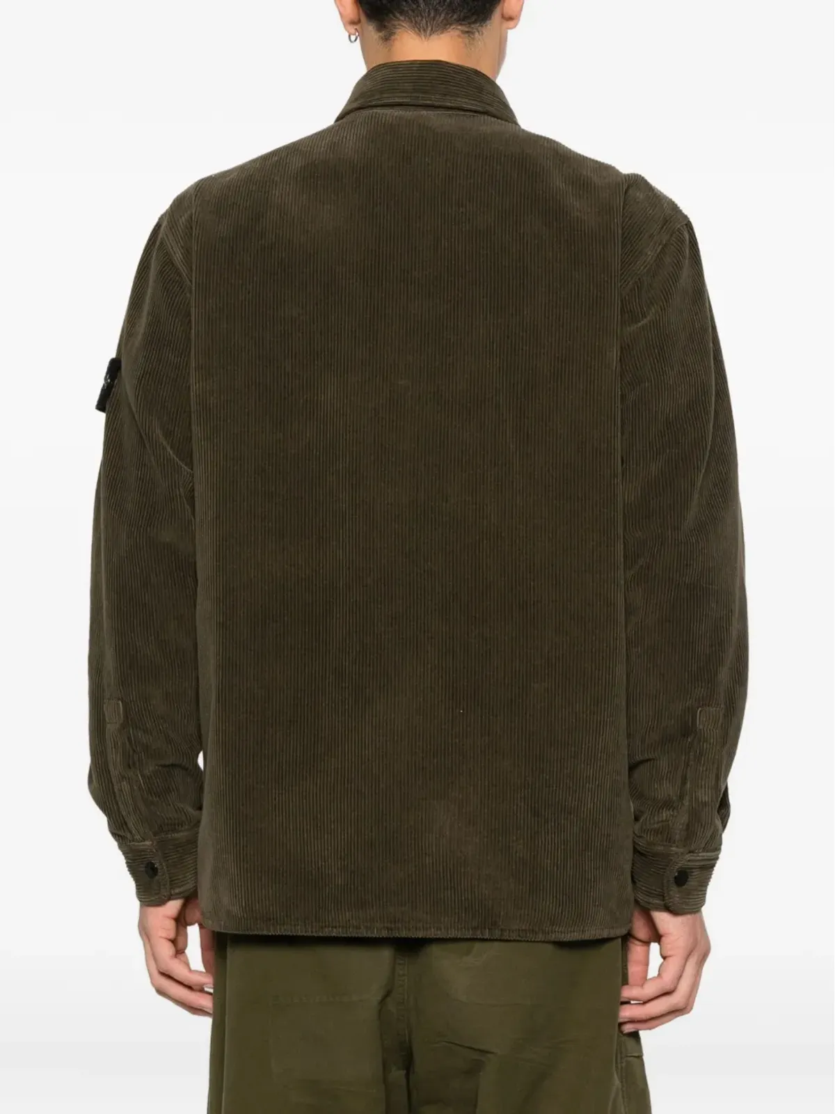 Stone Island ボタン留め コーデュロイ シャツジャケット - 画像4