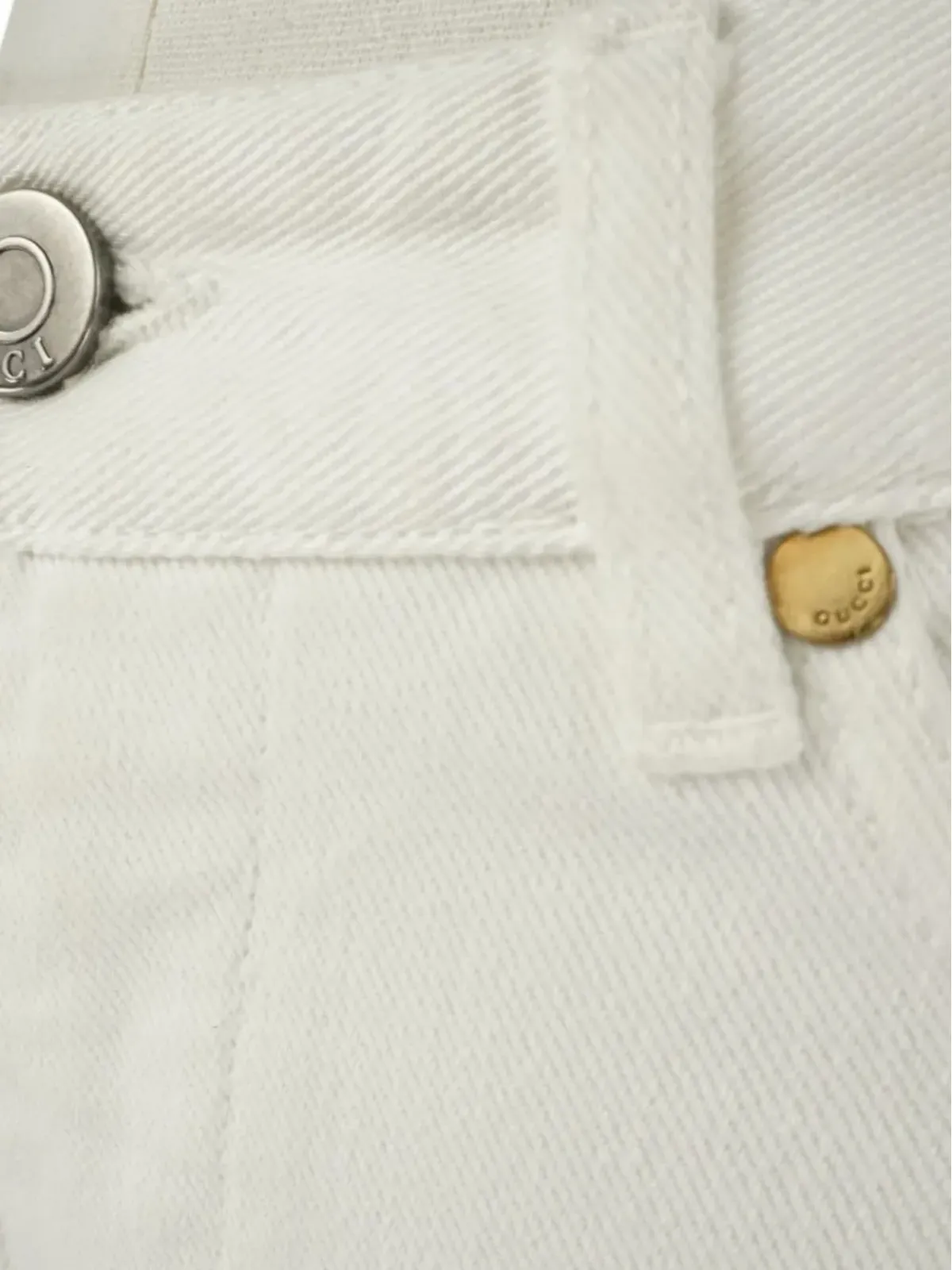 Gucci Pre-Owned コットンジーンズ - ニュートラルカラー - 画像3