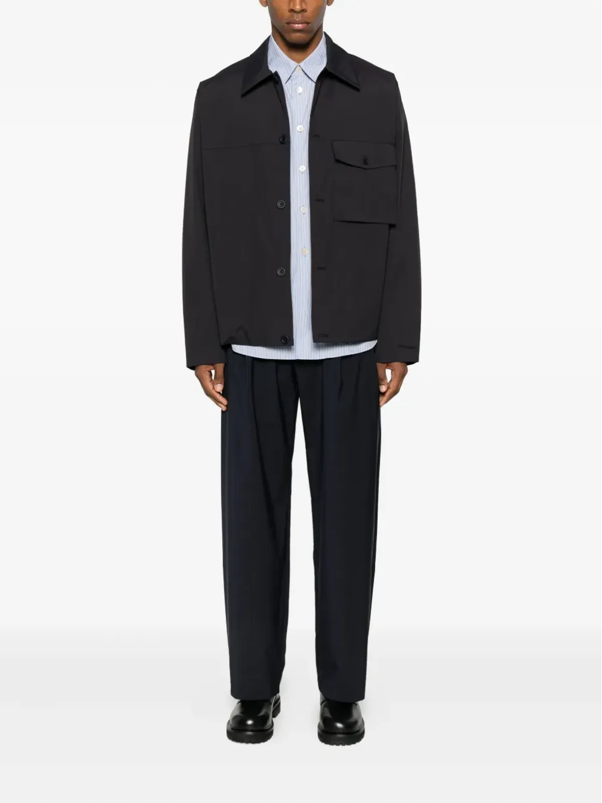 Norse Projects ボタン留めポケット付きシャツジャケット - 画像2