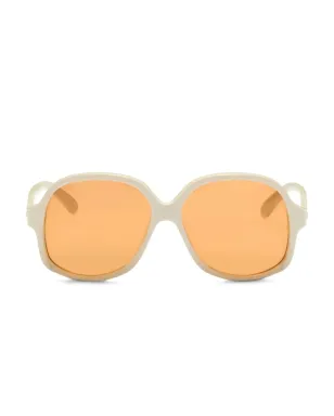 VALENTINO GARAVANI EYEWEAR オーバルフレーム サングラス - サムネイル1