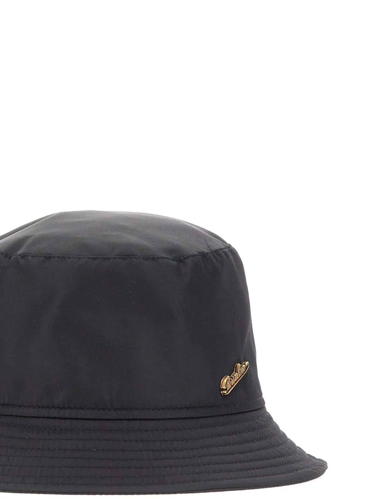 Borsalino Morgan Rain ロゴプレート バケットハット - 画像4