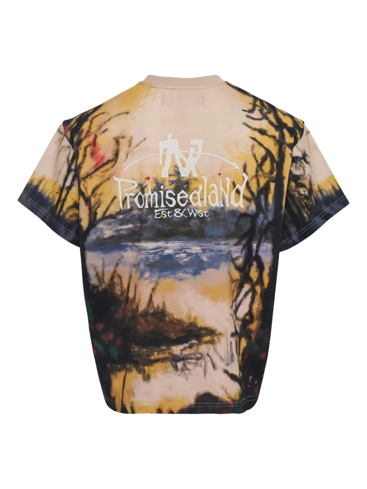 NAMESAKE 森林柄プリントTシャツ - 画像2