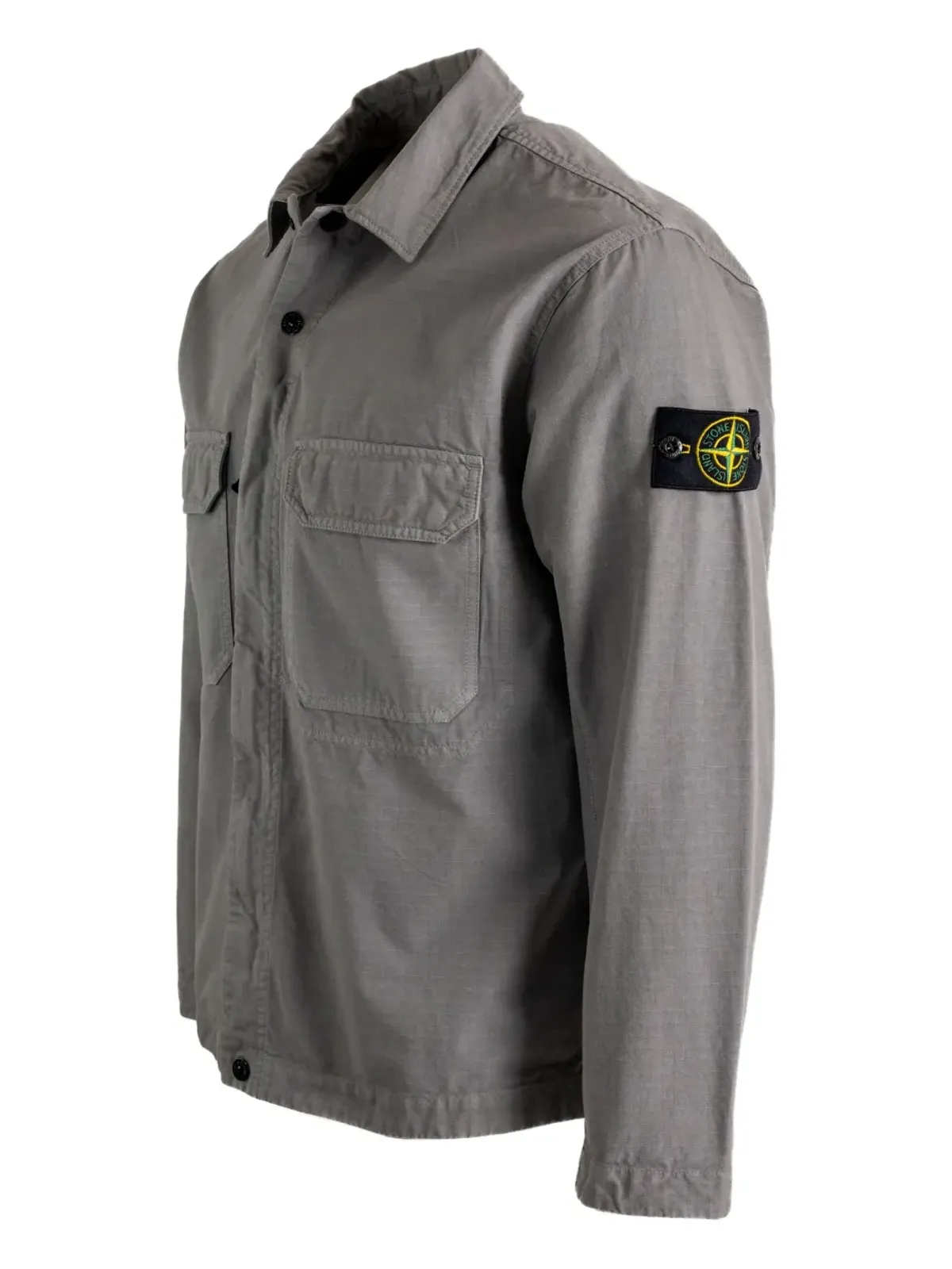 Stone Island コットン パッチポケット シャツ - 画像3