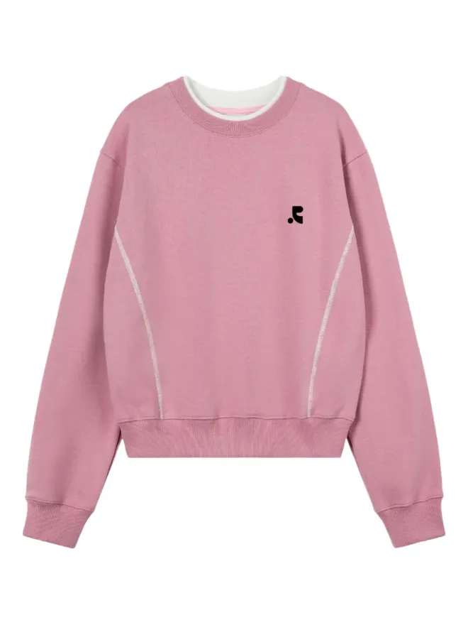 Rest&Recreation Rest&Recreation ロングスリーブ レイヤード スウェット ピンクの商品画像