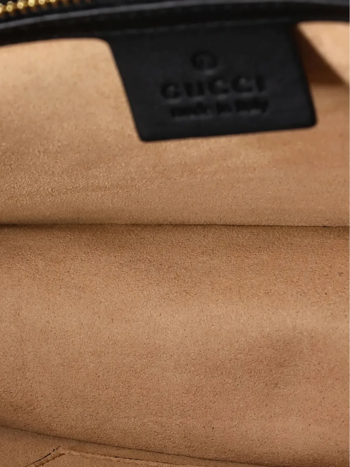 Gucci ビンテージ シルヴィー ショルダーバッグ GGベルベット ミニ クロスボディバッグ - ブラック - 画像5