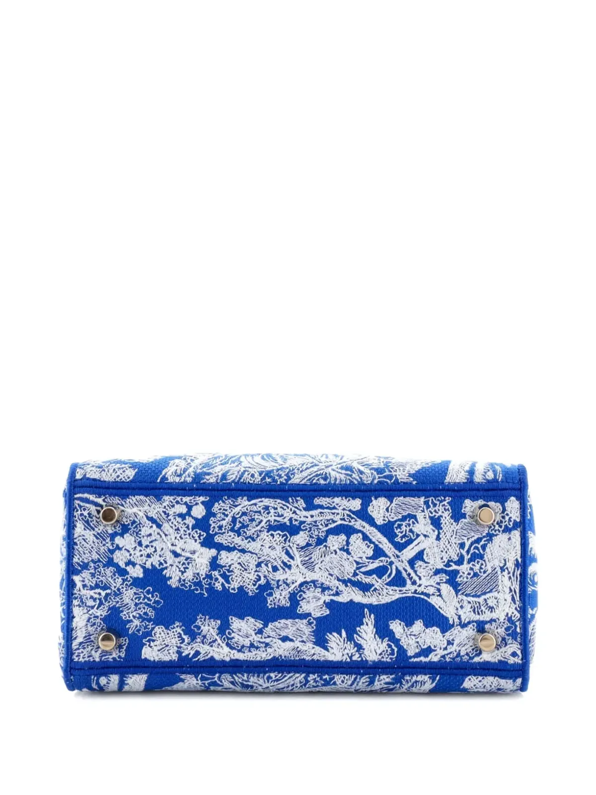 Christian Dior Pre-Owned レディ D-lite 刺繍入りキャンバス トートバッグ - ブルー - 画像4