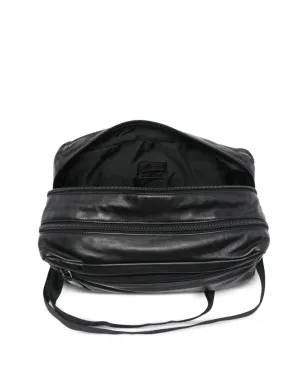 Prada Pre-Owned 2010年代 レザー/ナイロン メッセンジャーバッグ - ブラック - サムネイル4