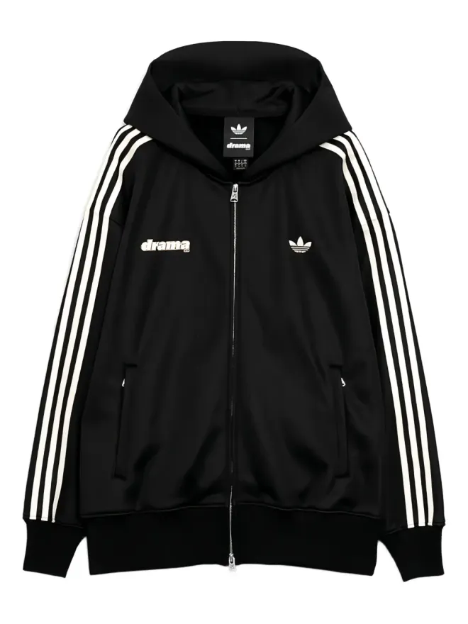 adidas adidas ジップアップストライプフードジャケットの商品画像