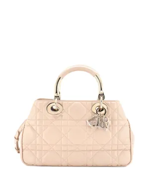 Christian Dior ビンテージ Lady 95.22 バッグ カナージュエンボスレザー ミディアム トートバッグ - ネチュラル - サムネイル1