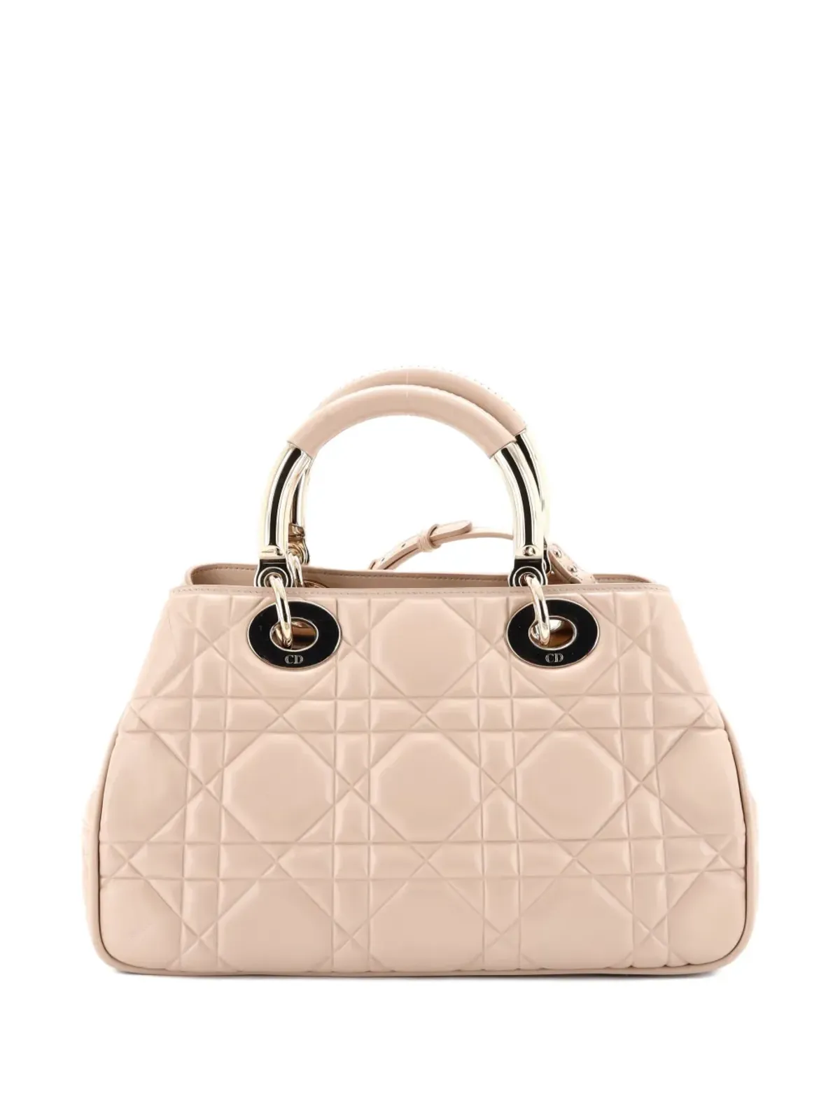 Christian Dior ビンテージ Lady 95.22 バッグ カナージュエンボスレザー ミディアム トートバッグ - ネチュラル - 画像2