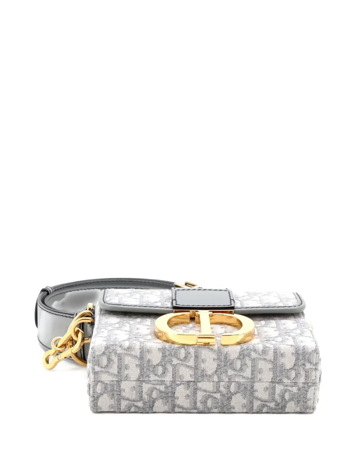 Christian Dior ビンテージ 30 Montaigne Box Bag オブリーク キャンバス クロスボディバッグ - ニュートラルカラー - 画像5