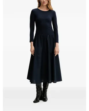 Gant ロングスリーブ ギャザー入り ミディドレス - サムネイル1