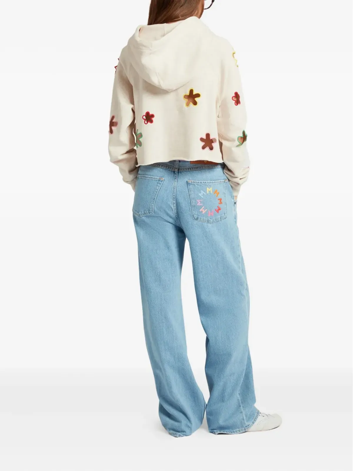 Mira Mikati 花モチーフのフード付きパーカー - 画像2