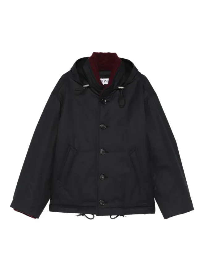 LOEWE LOEWE パディドフード付きジャケットの商品画像