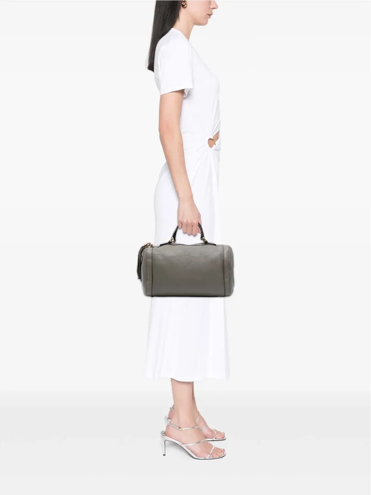 Gucci ビンテージ ペブルドカーフスキン ソーホー・セルリアス ボストンバッグ - ブラウン - 画像2