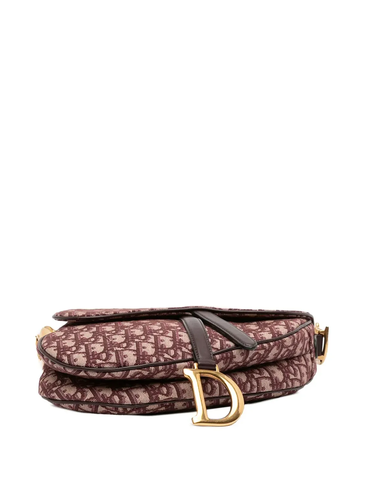 Christian Dior ビンテージ 2018年 オブリークキャンバス サドルバッグ ショルダーバッグ - レッド - 画像4