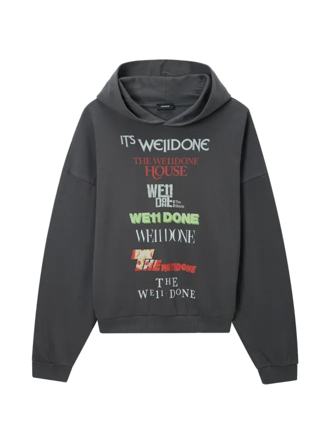 WE11DONE We11done フード付きグラフィックスウェットシャツの商品画像