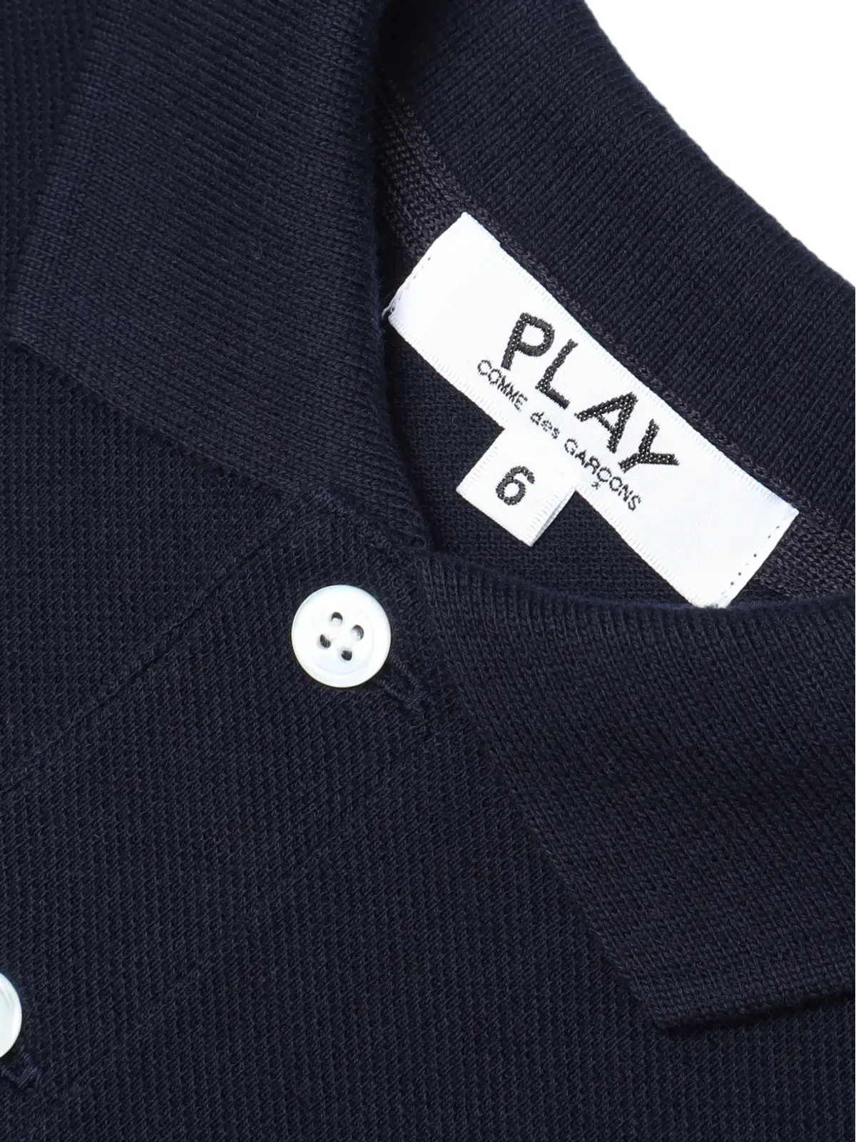Comme Des Garçons Play Kids ハートアップリケ ポロシャツ - 画像3