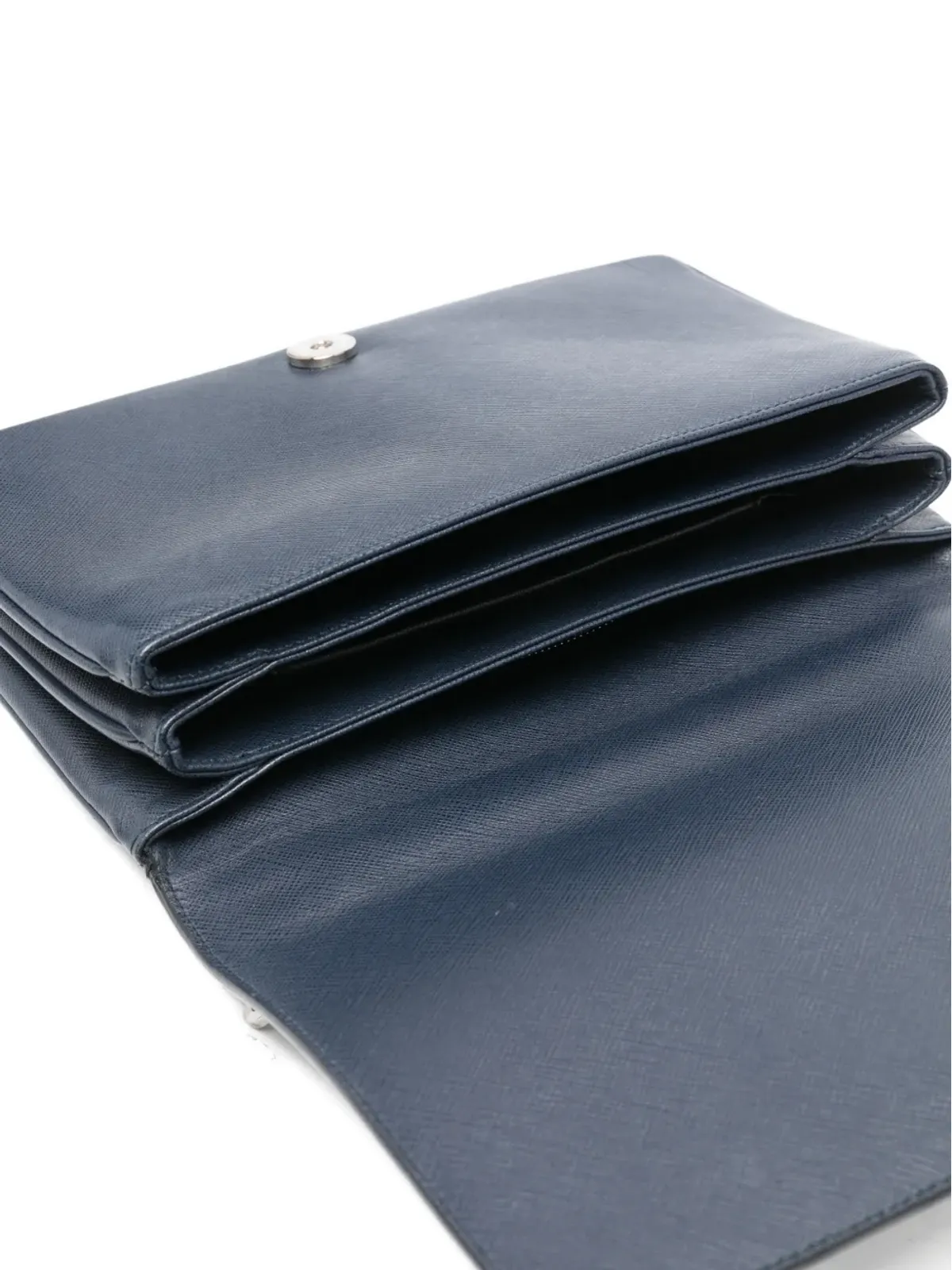 Prada ビンテージ 2010年代 ストライプ柄 チェーンストラップ バッグ - Blue - 画像5