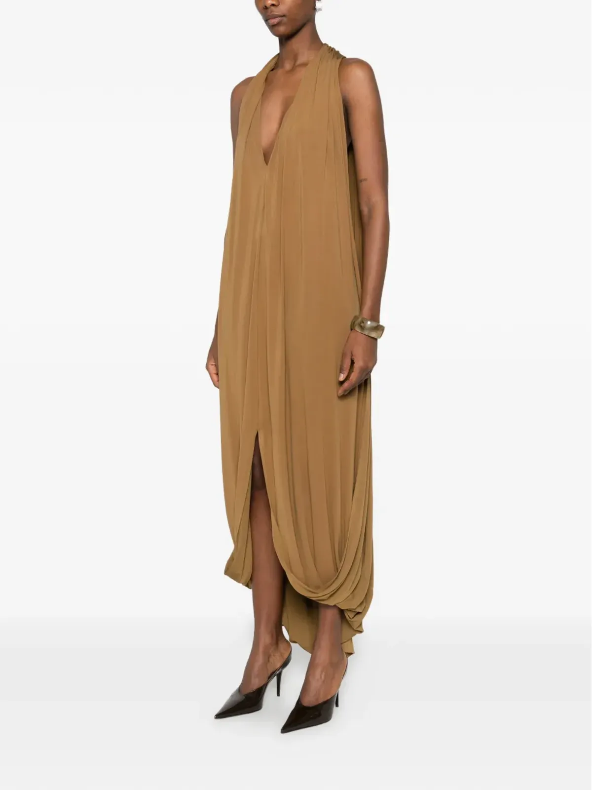 Esse Studios V-neck split dress - 画像3