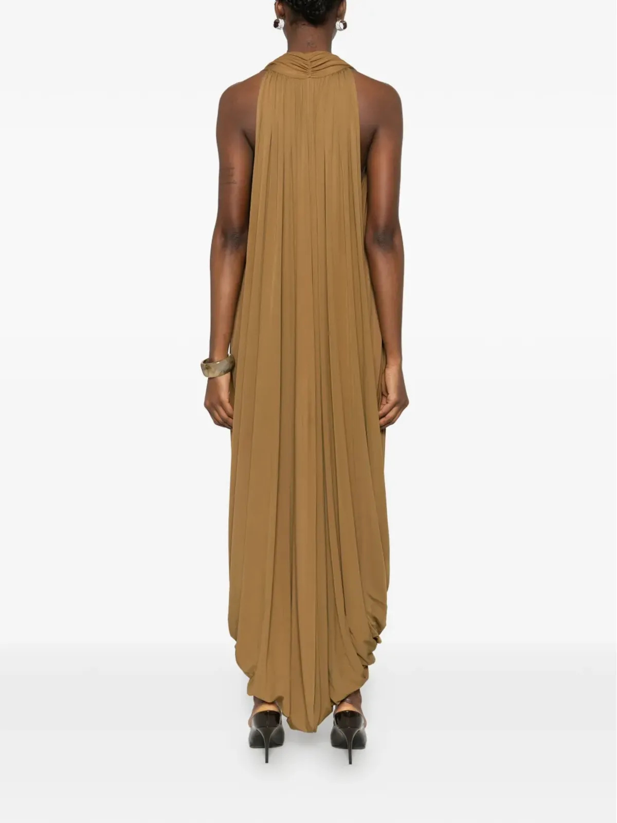 Esse Studios V-neck split dress - 画像4