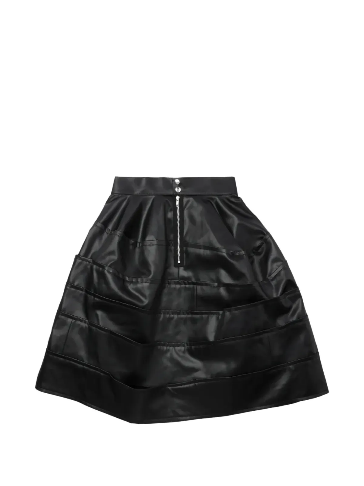 Comme des Garçons TAO ジップファスナー付きミディスカート - 画像1