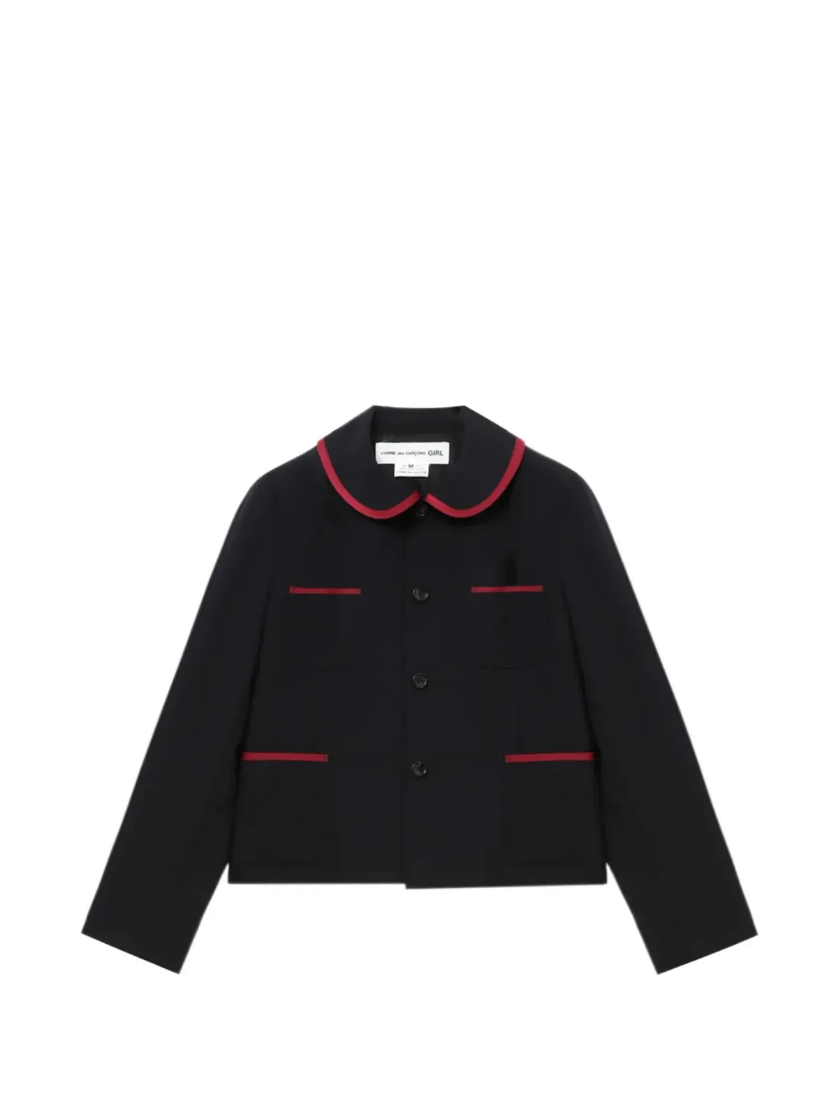 Comme Des Garçons Girl ピーターパンカラー ポケットジャケット - 画像1