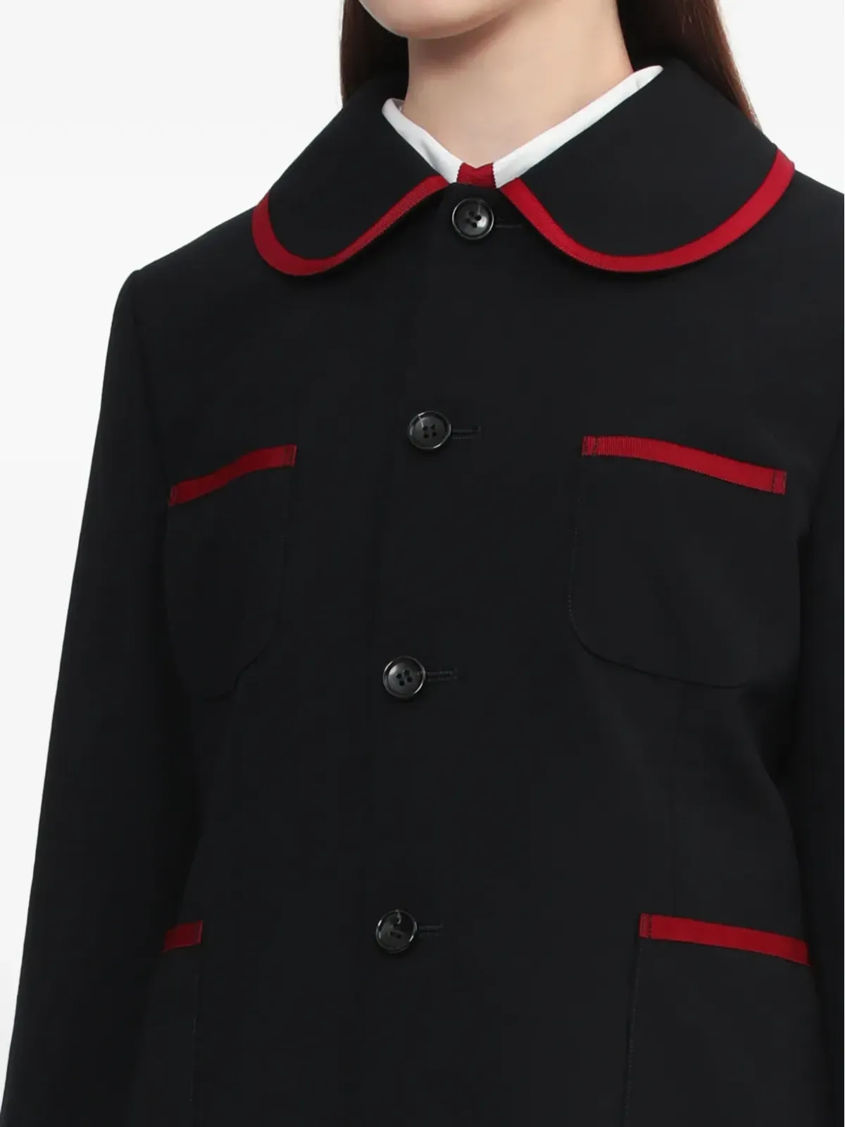 Comme Des Garçons Girl ピーターパンカラー ポケットジャケット - 画像5