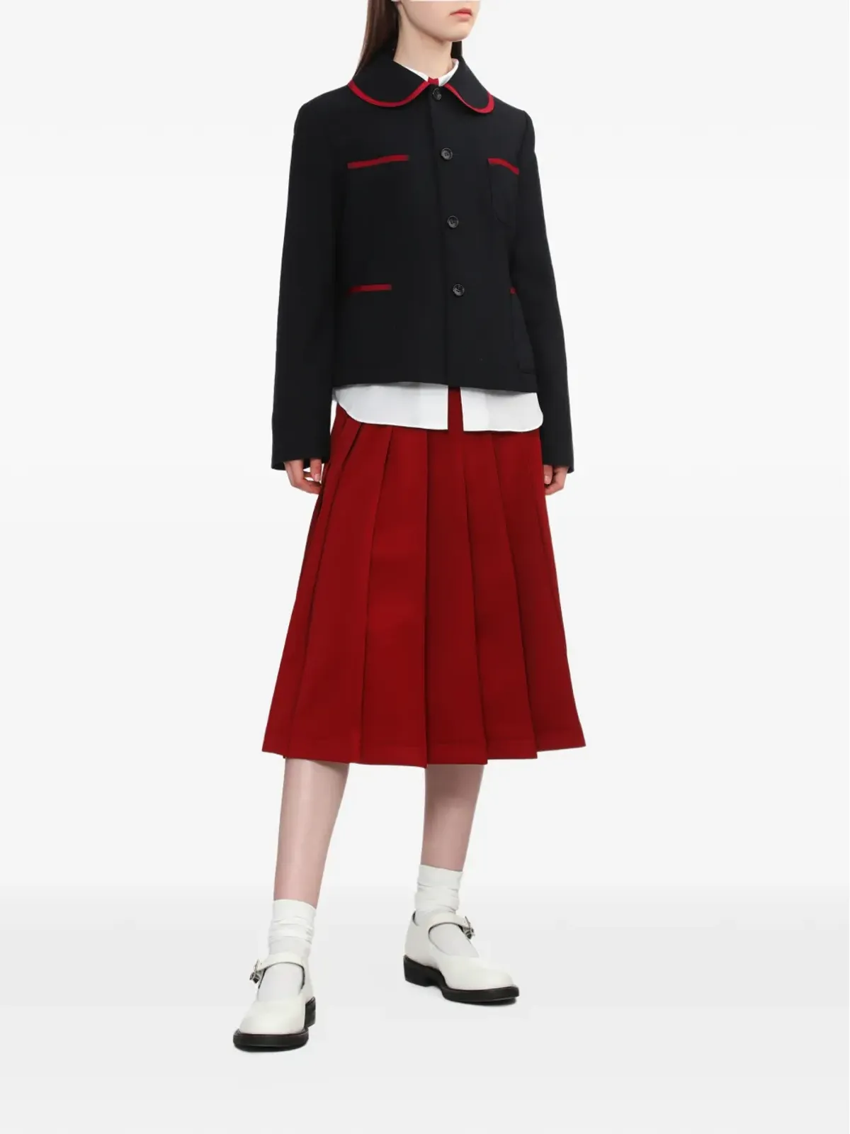 Comme Des Garçons Girl ピーターパンカラー ポケットジャケット - 画像2