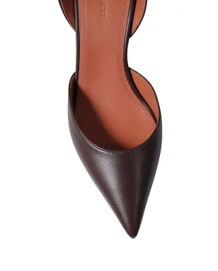 Amina Muaddi 70mm Holli スリングバックパンプス - サムネイル4