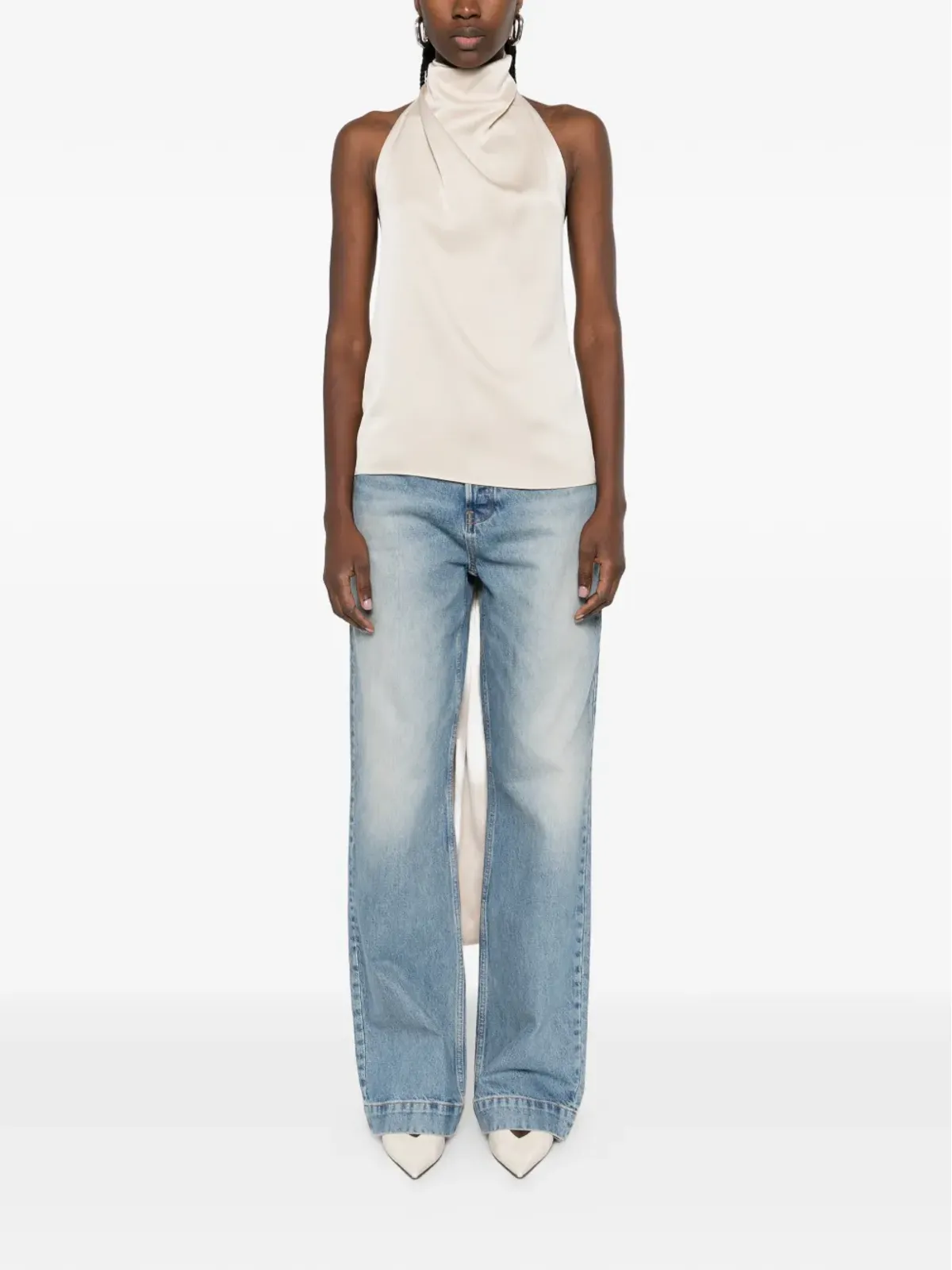 Esse Studios wrap top - Neutrals - 画像3