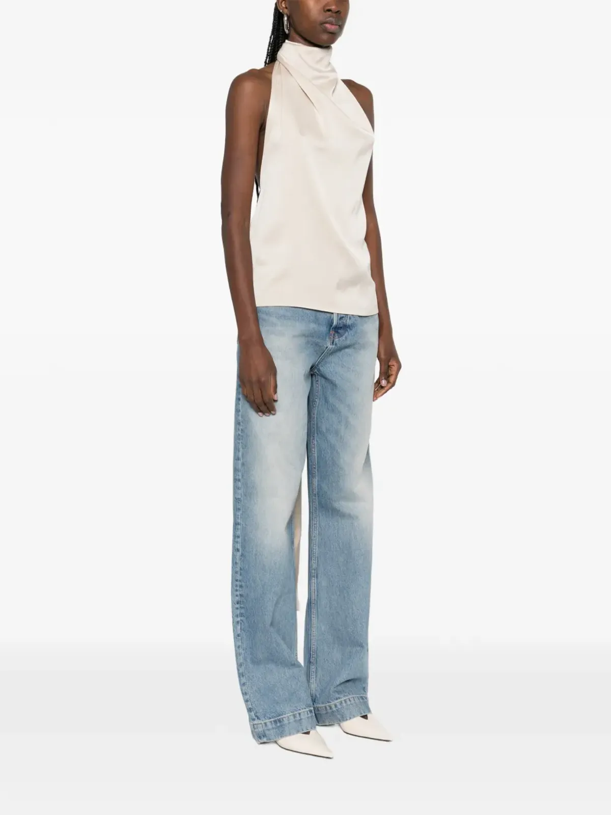 Esse Studios wrap top - Neutrals - 画像4