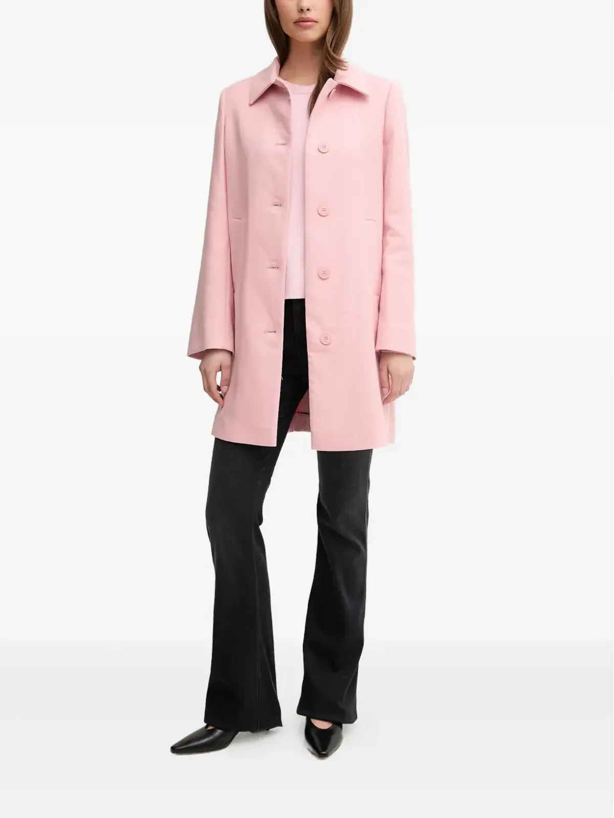Benetton シングルブレストコート - 画像2