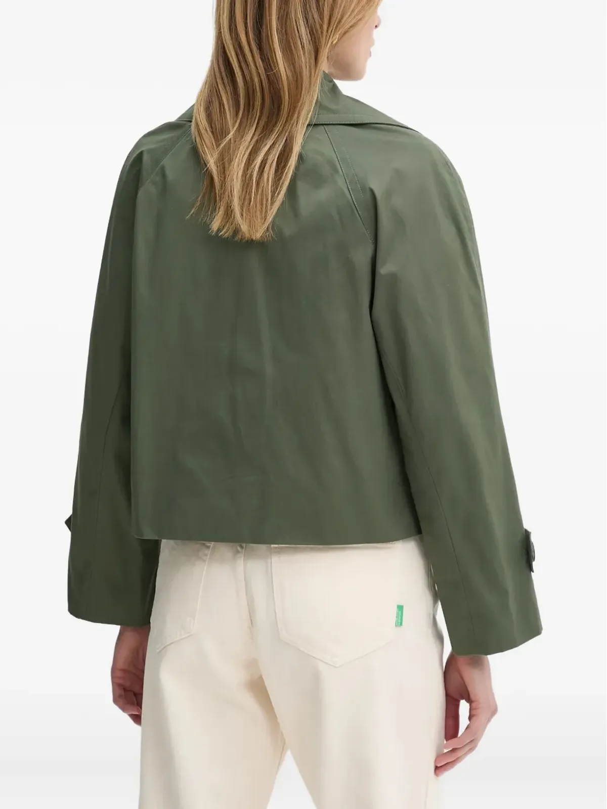 Benetton ダブルブレスト クロップドジャケット - 画像3