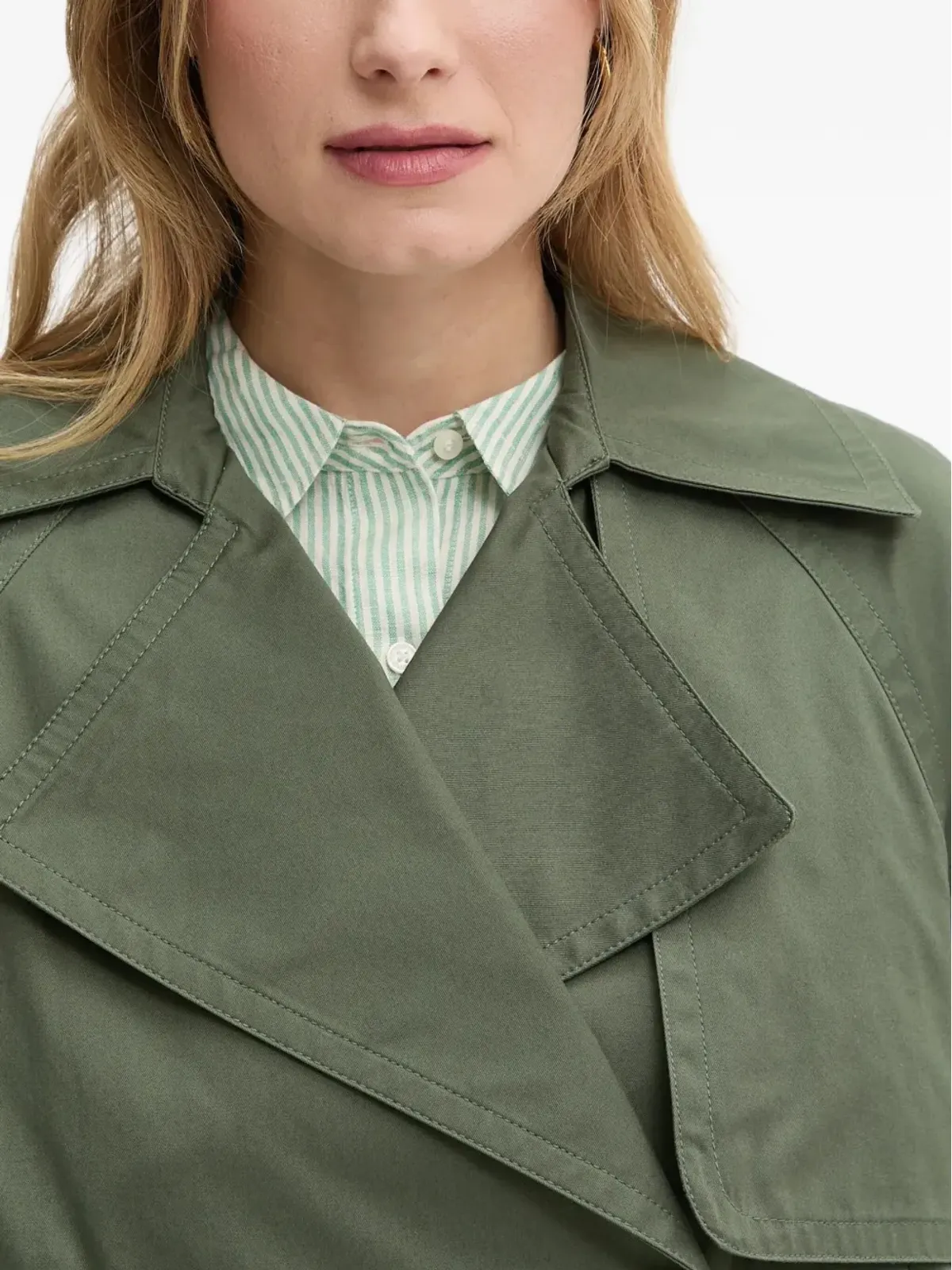 Benetton ダブルブレスト クロップドジャケット - 画像4