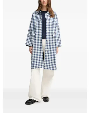 Benetton ギンガムチェックコート - サムネイル2