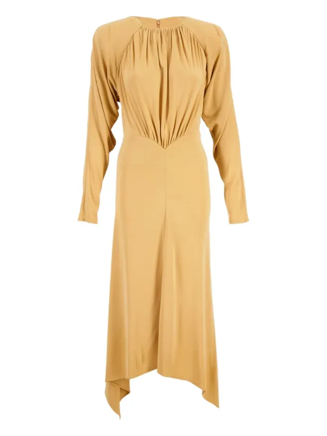 Stella McCartney Stella McCartney 長袖クレープドレス（イエロー）の商品画像