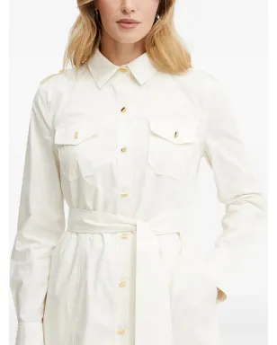 MARCIANO by GUESS ベルト付きミディドレス - ホワイト - サムネイル4