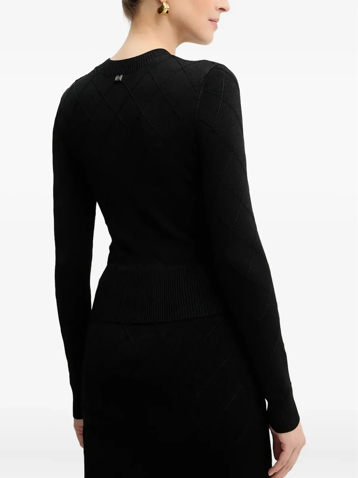 MARCIANO by GUESS ダイヤモンド風ボタンセーター - 画像3