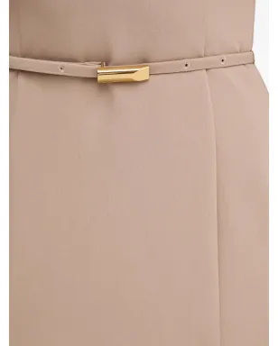 MARCIANO by GUESS ベルト付きVネックミディドレス - サムネイル5