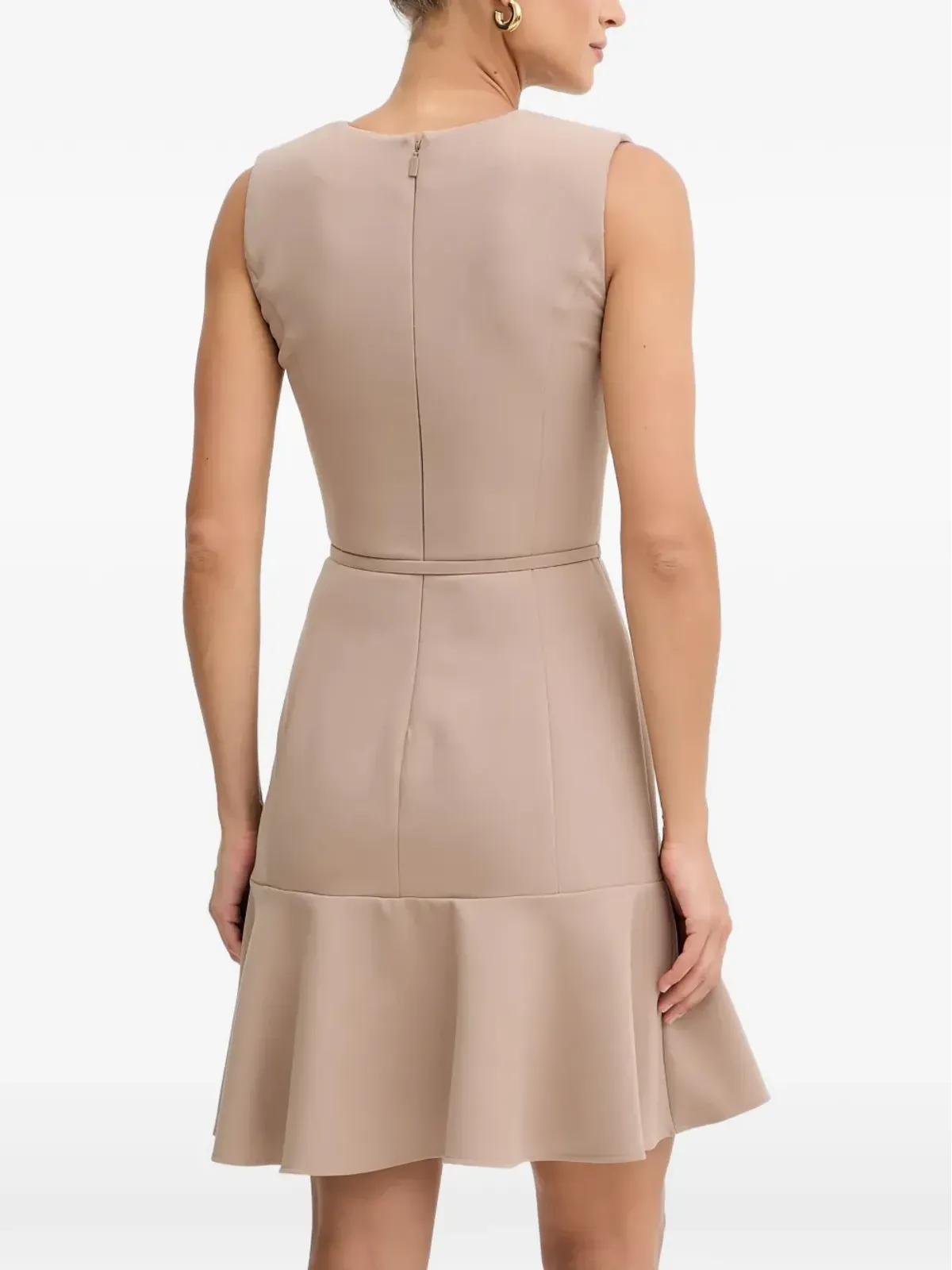 MARCIANO by GUESS ベルト付きVネックミディドレス - 画像3