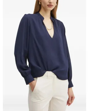 MARCIANO by GUESS Vネック長袖ブラウス - サムネイル1